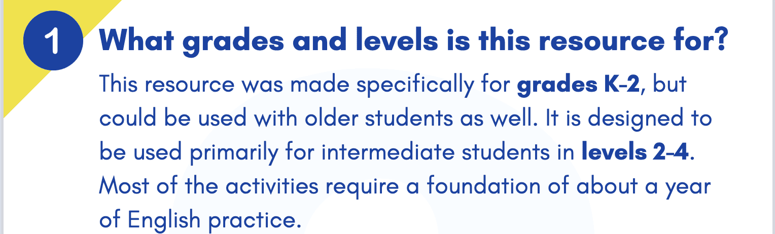 Teachers Pay Teachers Sample Level